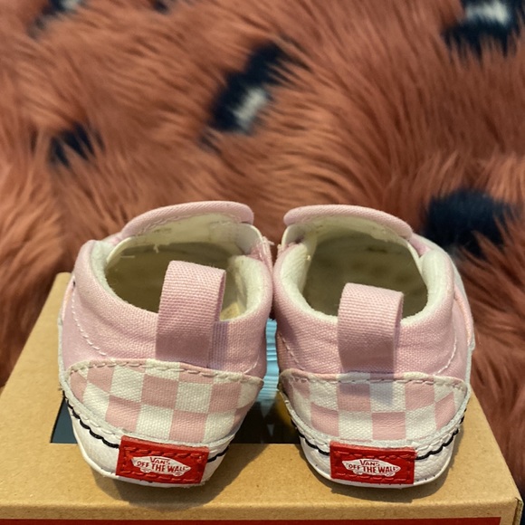 VANS INFANT SLIP-ON V CRIB CHECKERBOARD SHOE - Picture 4 of 7
